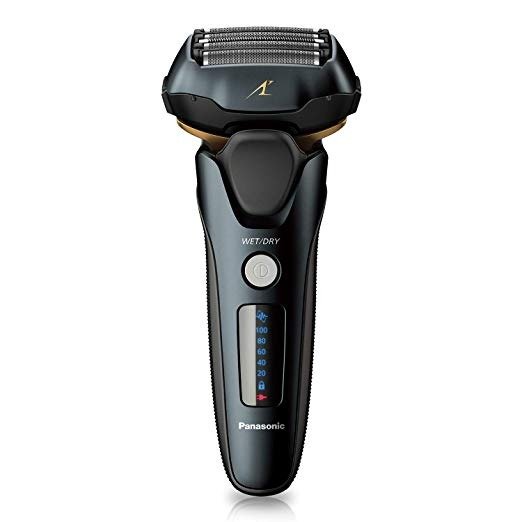Arc5 wet/Dry Electric Shaver for Men With Pop-Up Trimmer, 16-D Flexible Pivoting Head & Intelligent Shaving Sensor, ES-LV67-K, Black