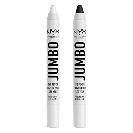 Jumbo Eye Pencil, Eyeshadow & Eyeliner Pencil - Milk & Black Bean (2-Pack)