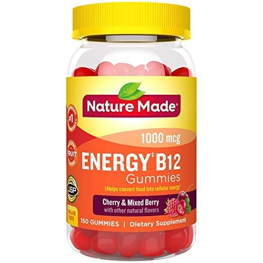 Energy‡ B12 1000 mcg Gummies, 150 Count Value Size (Packaging May Vary)