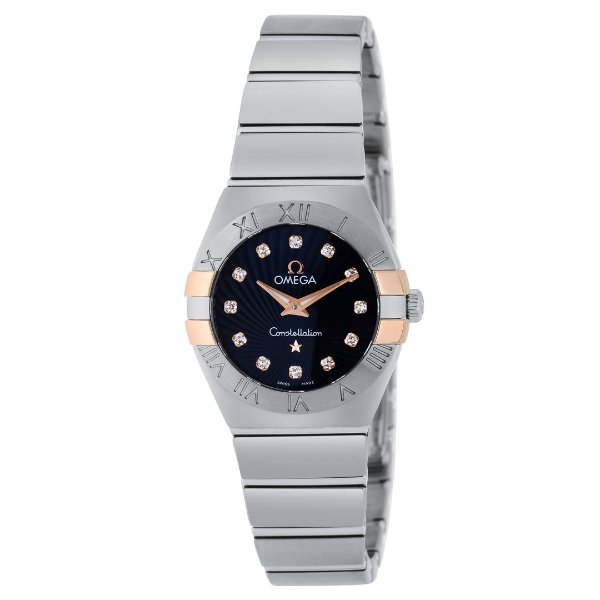 Constellation 18K Rose Gold and Stainless Steel Quartz Women's Watch 123.20.24.60.53.002