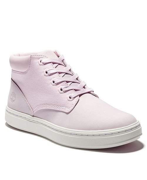 Fabric and Leather Hi-Top Sneaker