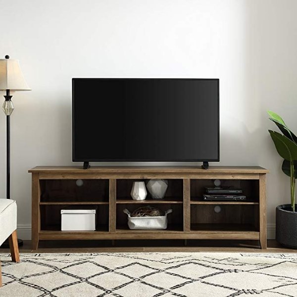  TV Stand, 70 Inch, Reclaimed Barnwood