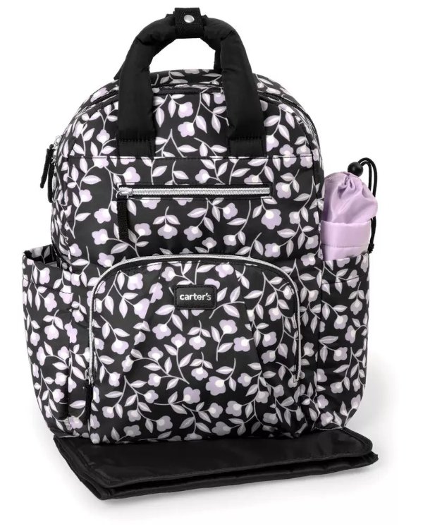 Carter's Out & About Diaper Backpack - Lavender Blossom