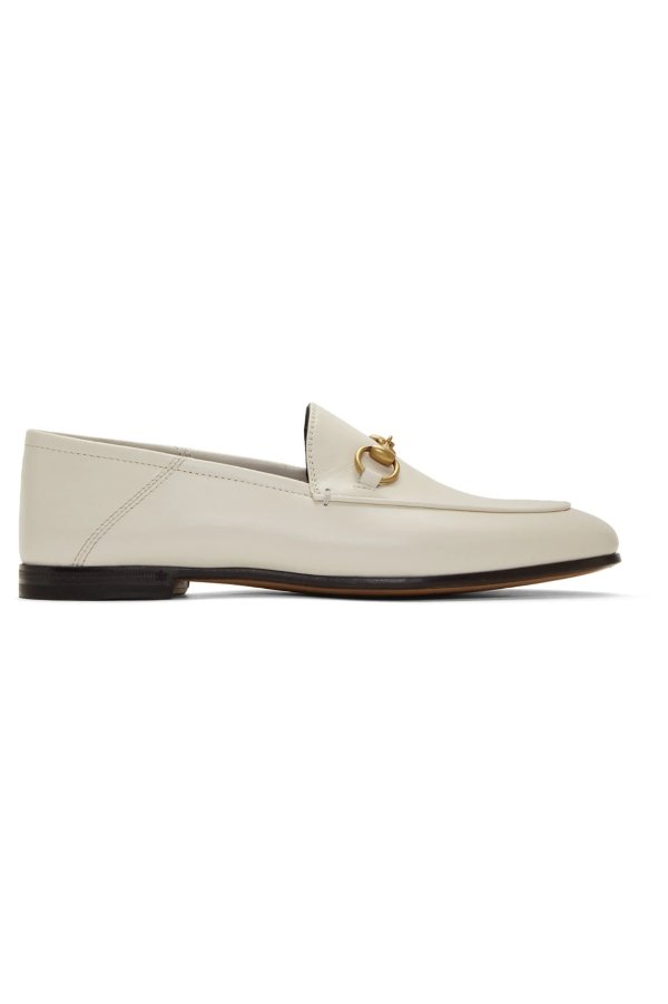 White Brixton Loafers