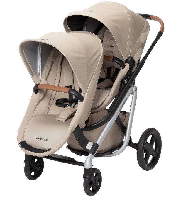 Lila Double Stroller - Nomad Sand