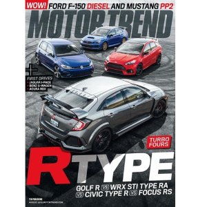 4年 Motor Trend 杂志订阅