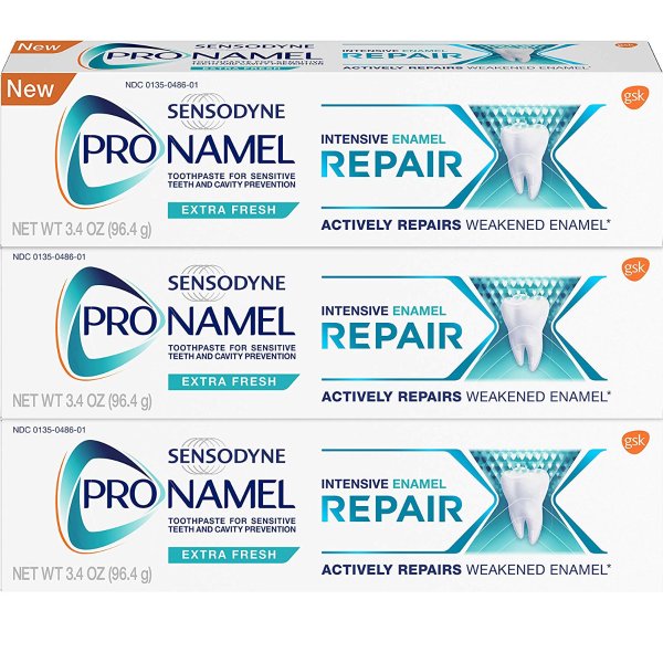 ProNamel 强化珐琅质敏感修复牙膏 3只