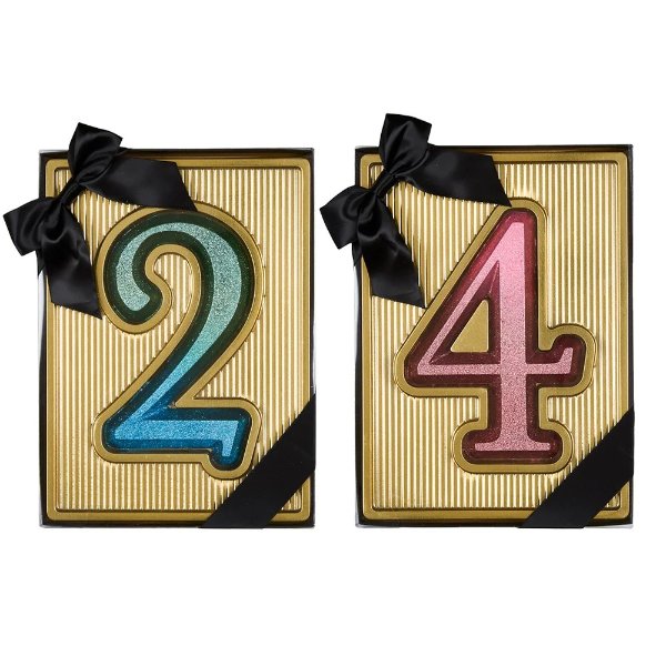 Ombre Glitter Chocolate Letters & Numbers Bundle