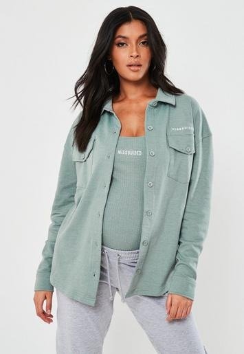 Missguided - Mint Missguided Slogan Jersey Maternity Shirt