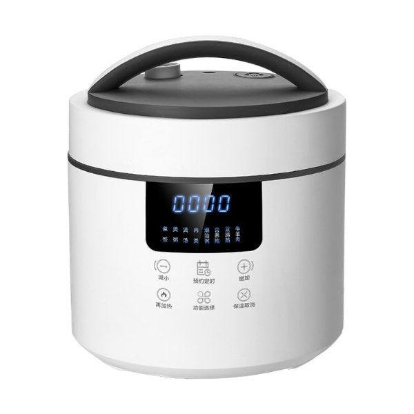 BECWARE Multi-functional Large Capacity Electric Pressure Cooker 4L White 1Piec