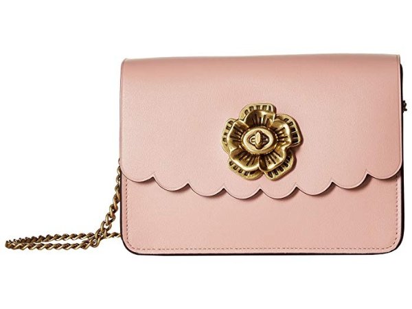 Bowery Crossbody with Tea Rose Turnlock at 6pm