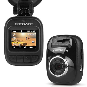 DBPOWER D104 1.5" Dash Cam, 120° Wide Viewing Angle 1080P Car On-Dash Video Recorder G-sensor Vehicle Camera Camcorder with Motion Detection Support up to 32GB C10 Micro SD Card (Not Included)