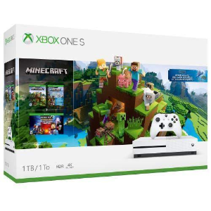 Xbox One S 1TB Minecraft Complete Adventure Bundle