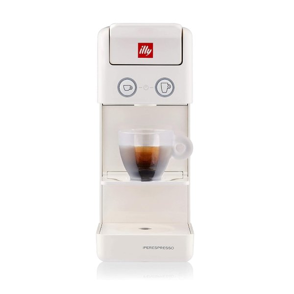 Y3.3 Espresso and Coffee Machine, 12.20x3.9x10.40 (White)