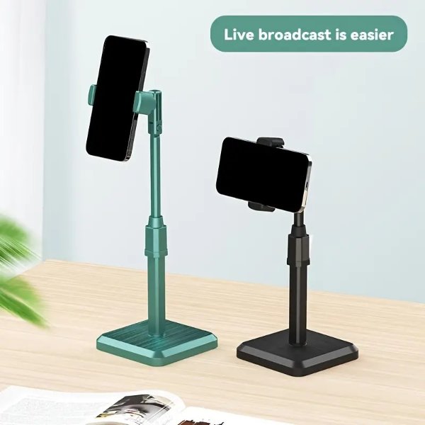 Mobile Phone Holder 360 Degree Adjustable Angle And Height Desktop Phone Stand Lazy Phone Holder Thick And Friendly Phone Live Stand Compatible With All Phones | Shop Now For Limited-time Deals | Temu