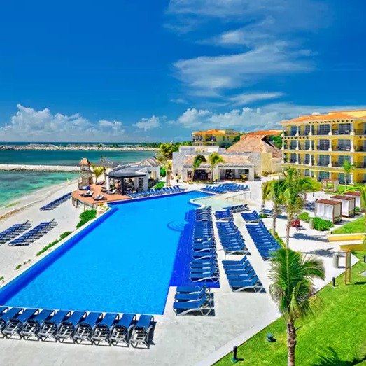 All-Inclusive Stay at 4-Star Hotel Marina El Cid Spa and Beach Resort in Riviera Maya, Mexico. Airfare Not Included.