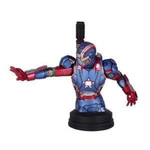 Marvel Iron Patriot Mini Action Figure Bust