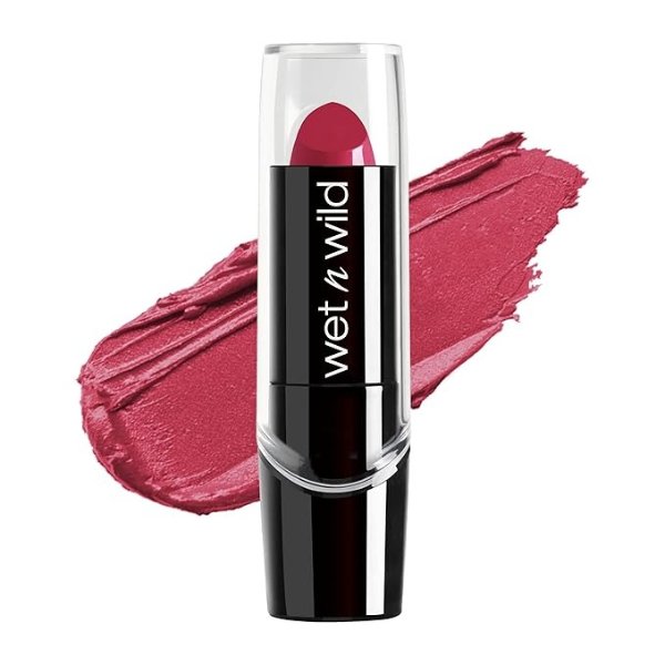 Silk Finish Lipstick, Hydrating Rich Buildable Lip Color, Formulated with Vitamins A,E, & Macadamia for Ultimate Hydration, Cruelty-Free & Vegan - In The Near Fuchsia