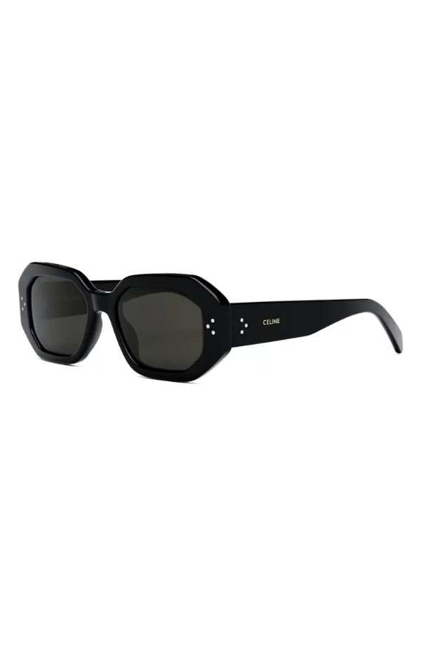 Bold 3 Dots 53mm Geometric Sunglasses