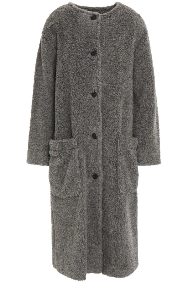 Faux shearling coat
