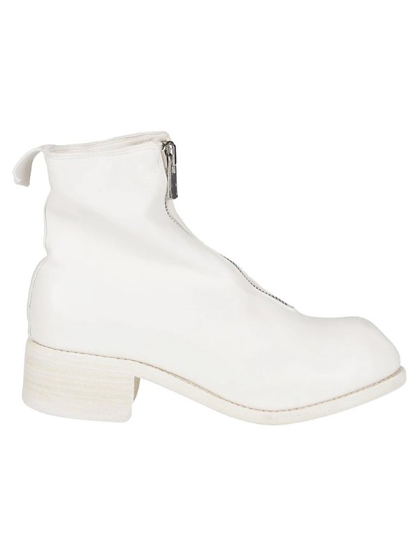 PL1 Front Zipped Ankle Boots