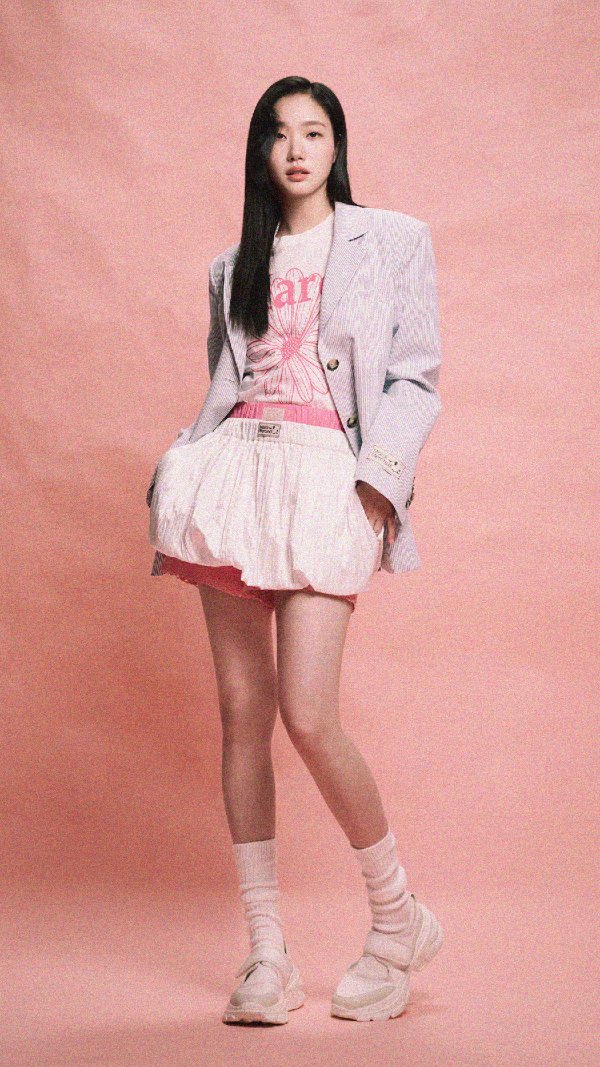 Balloon Mini Sweat Skirt_Light Pink