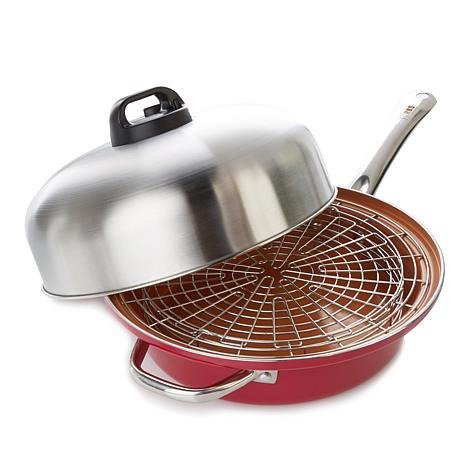 Turbo Cooker SteamCooking™ All-In-One Skillet 4-piece - 8737016 | HSN