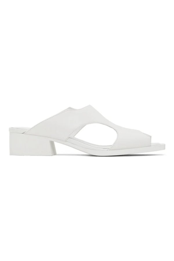 White United Nude Edition Fin Heeled Sandals