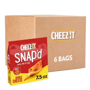 Cheez-It Snap'd Cheese Cracker Chips 45oz Case (6 Bags)