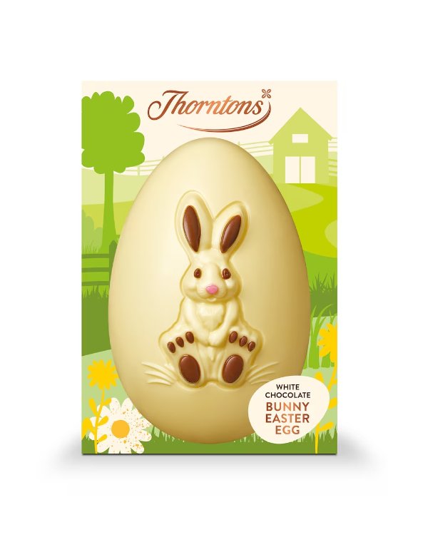 复活节邦尼兔白巧克力