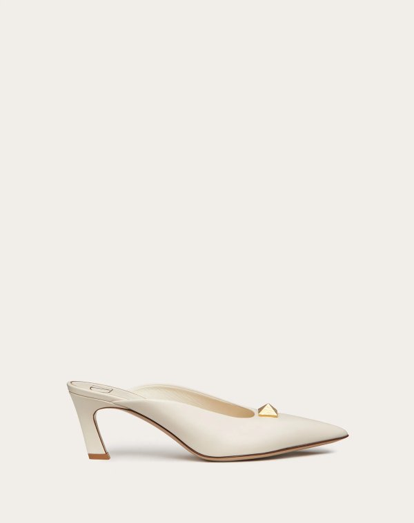 Roman Stud Mule in calfskin 65 mm for Woman | Valentino Online Boutique