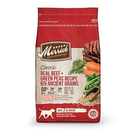 Classic Real Beef + Green Peas with Ancient Grains Dry Dog Food, 25 lbs. | Petco