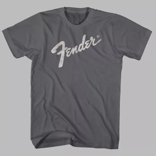 Men's Fender Short Sleeve Graphic T-Shirt - Charcoal