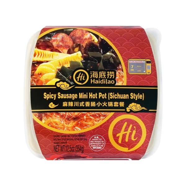 HAIDILAO Spicy Sausage Mini Hot Pot (Sichuan Style) 354g