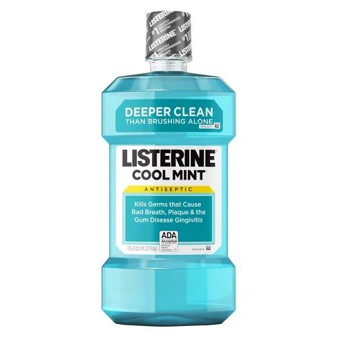 &#174; Cool Mint&#174; Antiseptic Mouthwash Oral Care And Breath Freshener - 1.5 L