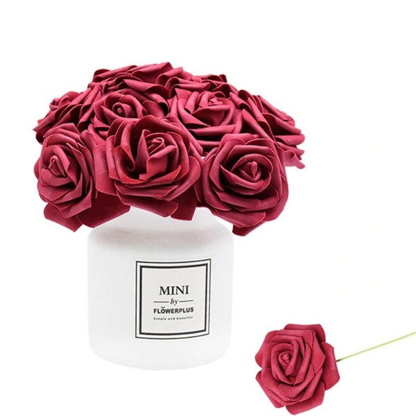 US $4.54 |24Pcs/lot Artificial Rose Bouquet Decorative Foam Rose Flowers Bride Bouquets for Wedding Home Party Decoration Wedding Supplies|Artificial & Dried Flowers| | - AliExpress