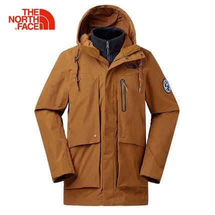 天猫The North Face TheNorthFace北面冲锋衣三合一外套情侣款户外防水