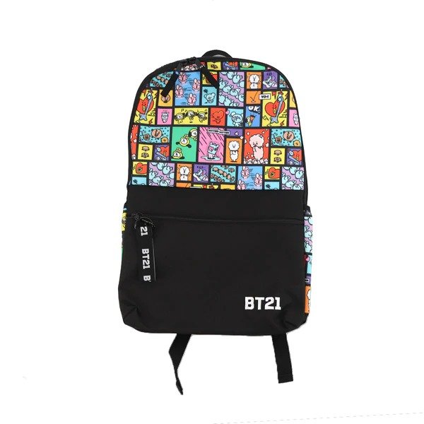 BT21 Pocket Backpack Black