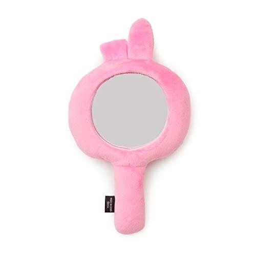 Official Merchandise by Line Friends - COOKY Small Plush Hand Held Mirror