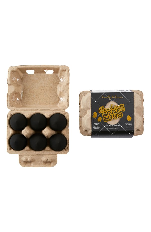 Black Blending Egg Makeup Sponge Set