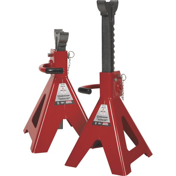 Strongway Double-Locking 3-Ton Jack Stands