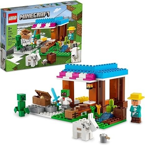Minecraft The Bakery 21184 Building Toy Set for Kids, Girls, and Boys Ages 8+ (157 Pieces)