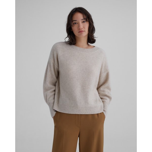 Boiled Cashmere Boatneck Sweater