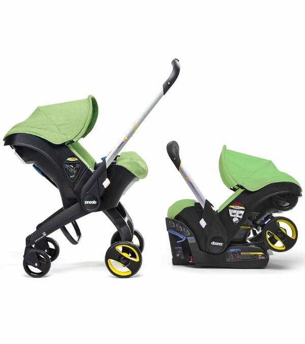 3合1婴儿安全座椅童车 绿色
