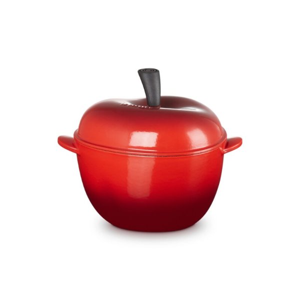 苹果造型珐琅铸铁锅