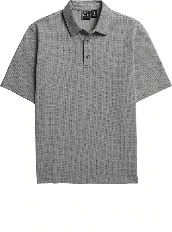 Traveler Collection Traditional Fit Short-Sleeve Dot Polo