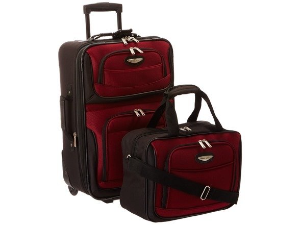 Amsterdam Expandable Rolling Upright Luggage, 2-Piece Set, Pick Color