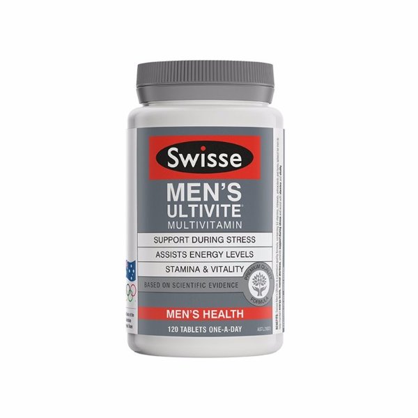 【提神醒脑，缓解压力】Swisse 男士复合维生素 120片/瓶