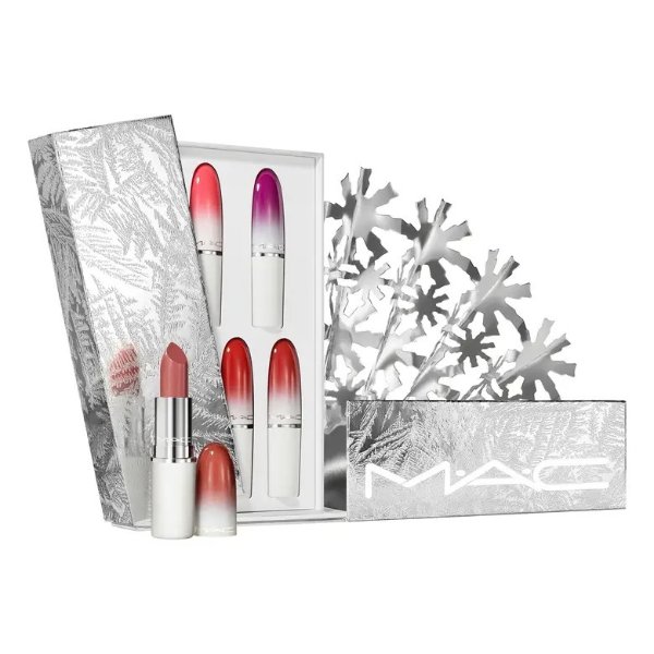 Frostbitten Kiss Full-Size Lustreglass Lipstick Set $130 Value