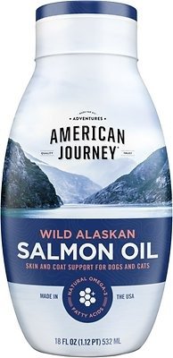 Wild Alaskan Salmon Oil Liquid Dog & Cat Supplement, 18-oz bottle